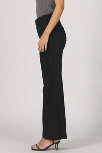DEAR JOHN DENIM Fiona Wide Leg Jeans in black arrow - women's jeans - alternate view