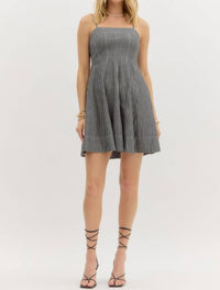 Entro - Pinstripe Mini Dress