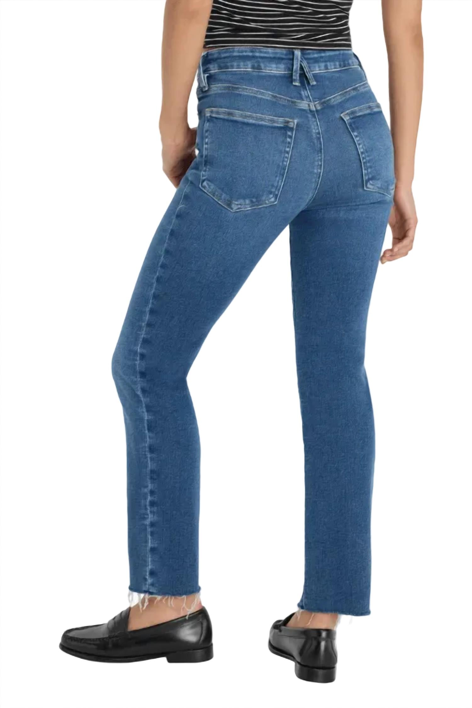Good American - Soft-tech Good Legs Straight Jeans