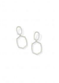 Kendra Scott - Women's Daphne Pave Open Frame Earrings