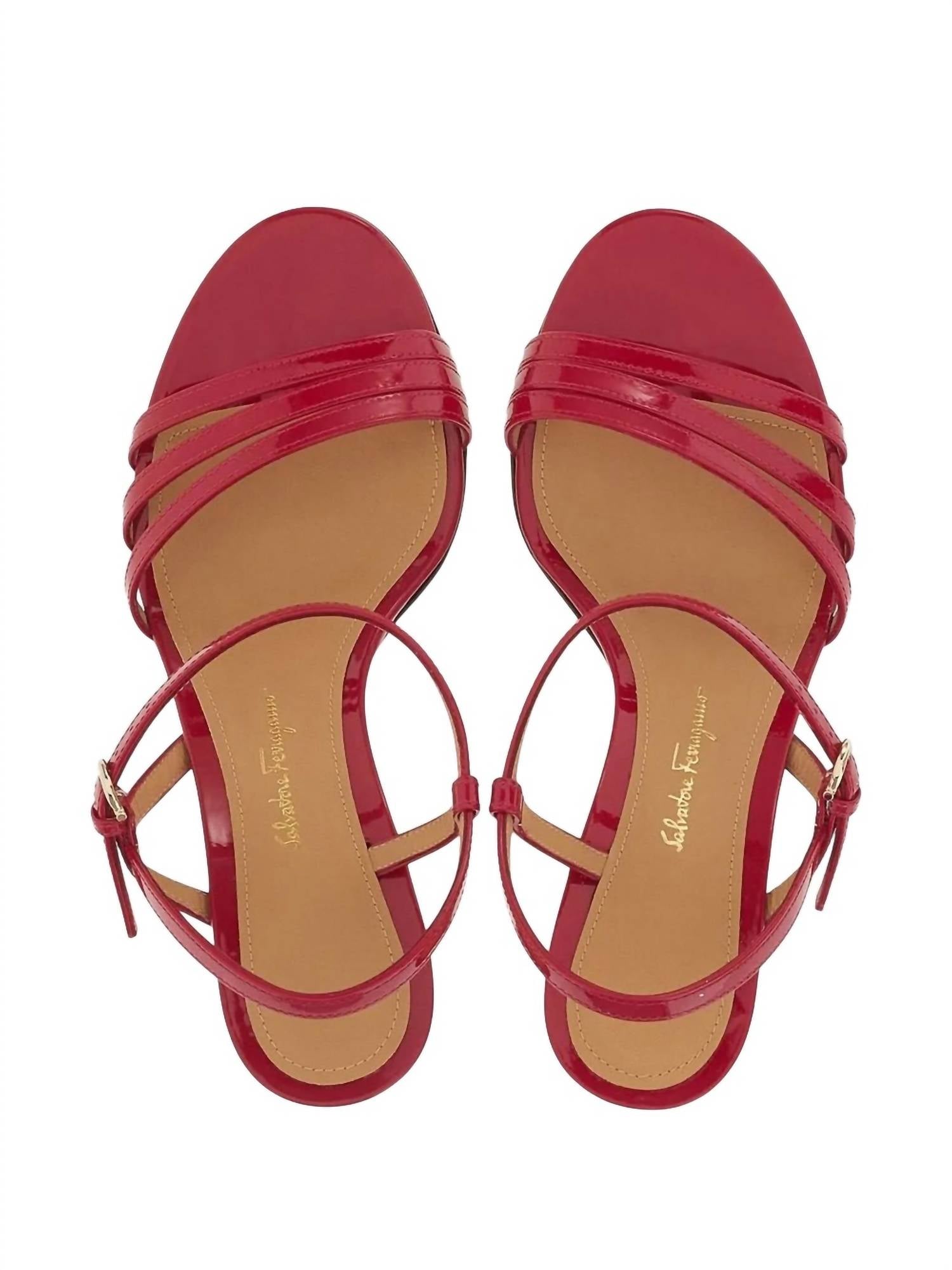 Salvatore Ferragamo - Women's High Shine Finish Sandals