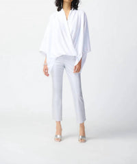 Joseph Ribkoff - Dolman Sleeve Wrap Top