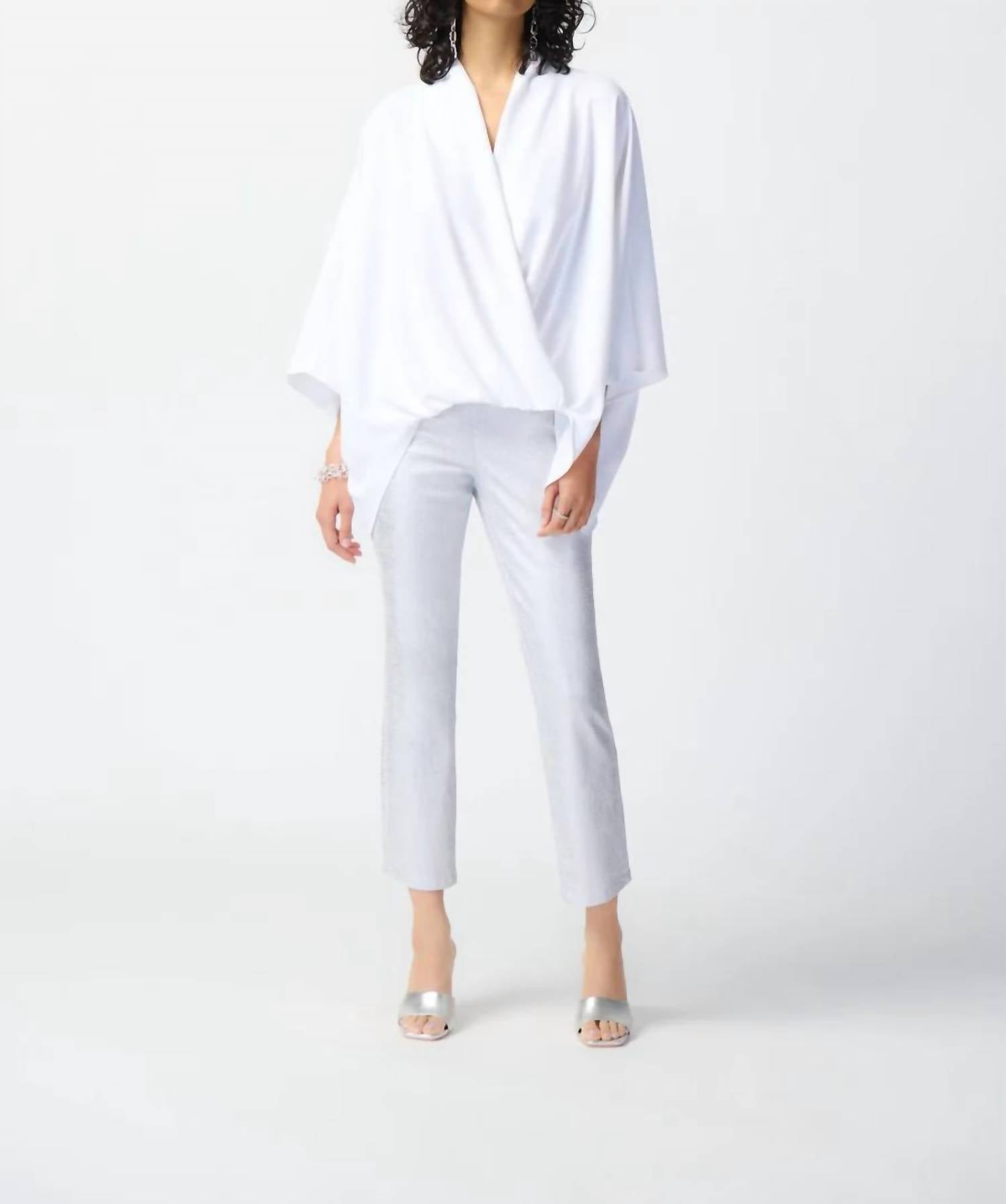 Joseph Ribkoff - Dolman Sleeve Wrap Top
