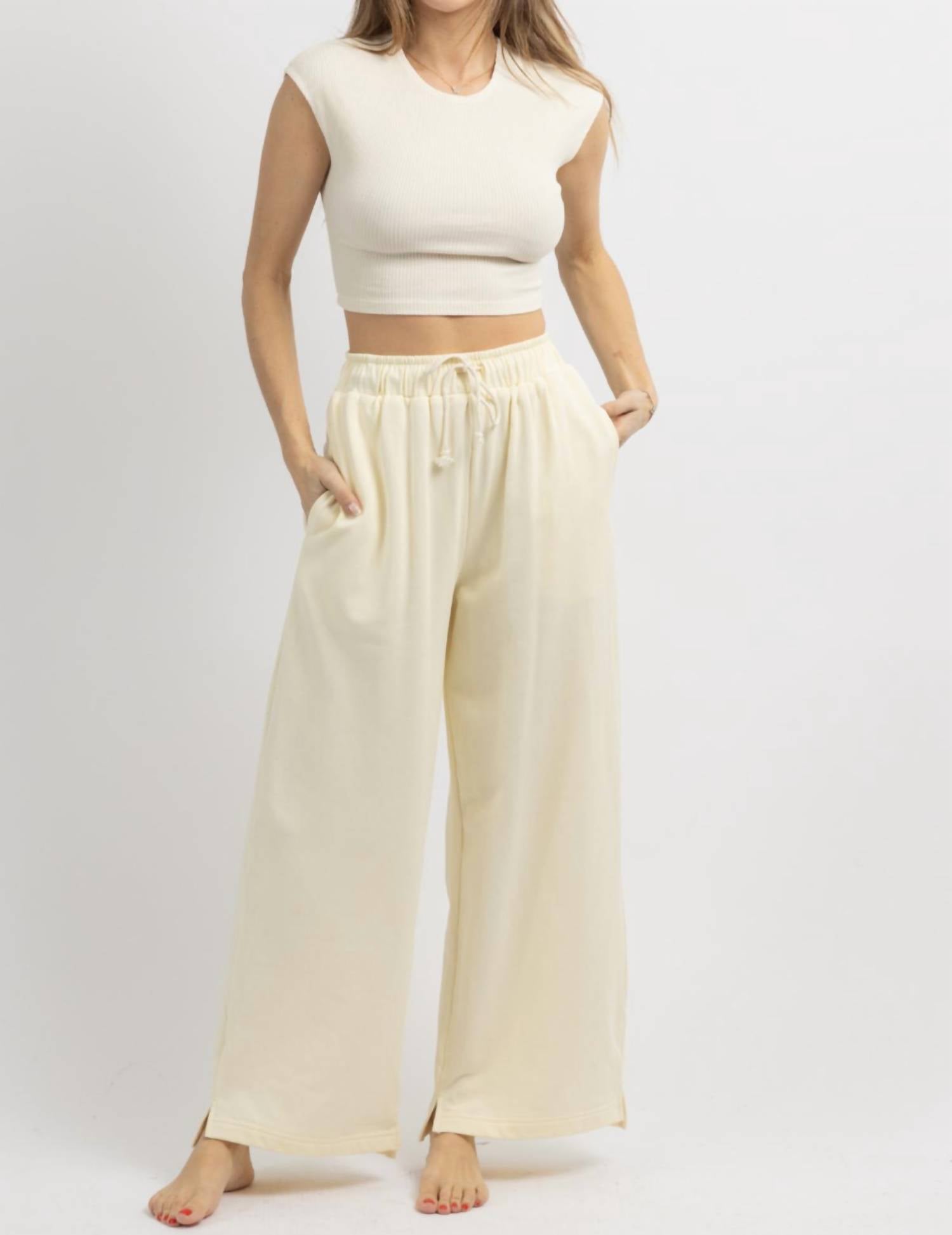 Papermoon - Cora Wide-leg Lounge Pant