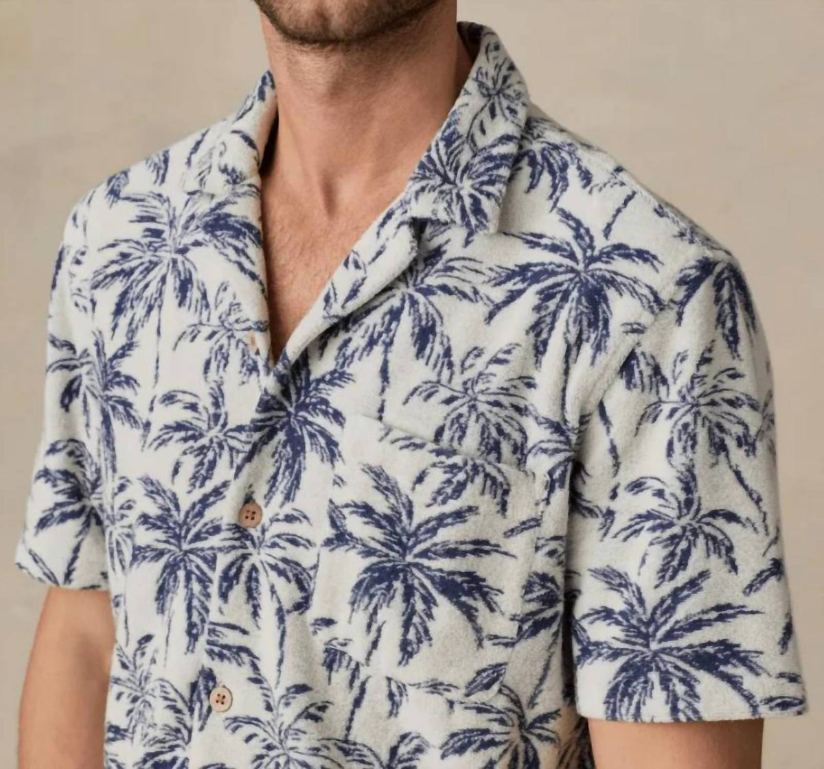 Faherty - Short Sleeve Cabana Towel Terry Shirt