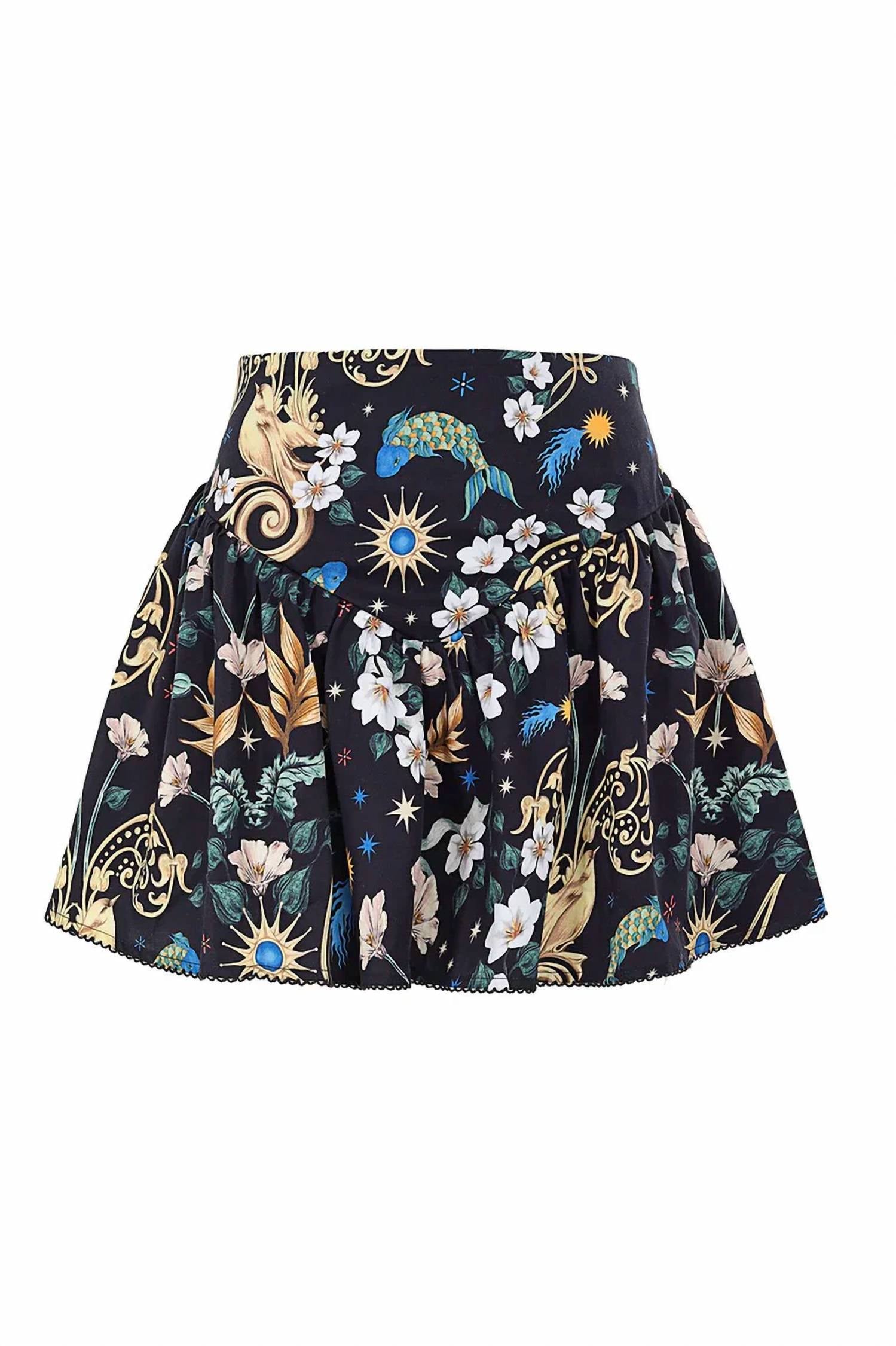 Agua Bendita - Violet Solstice Nader Skirt