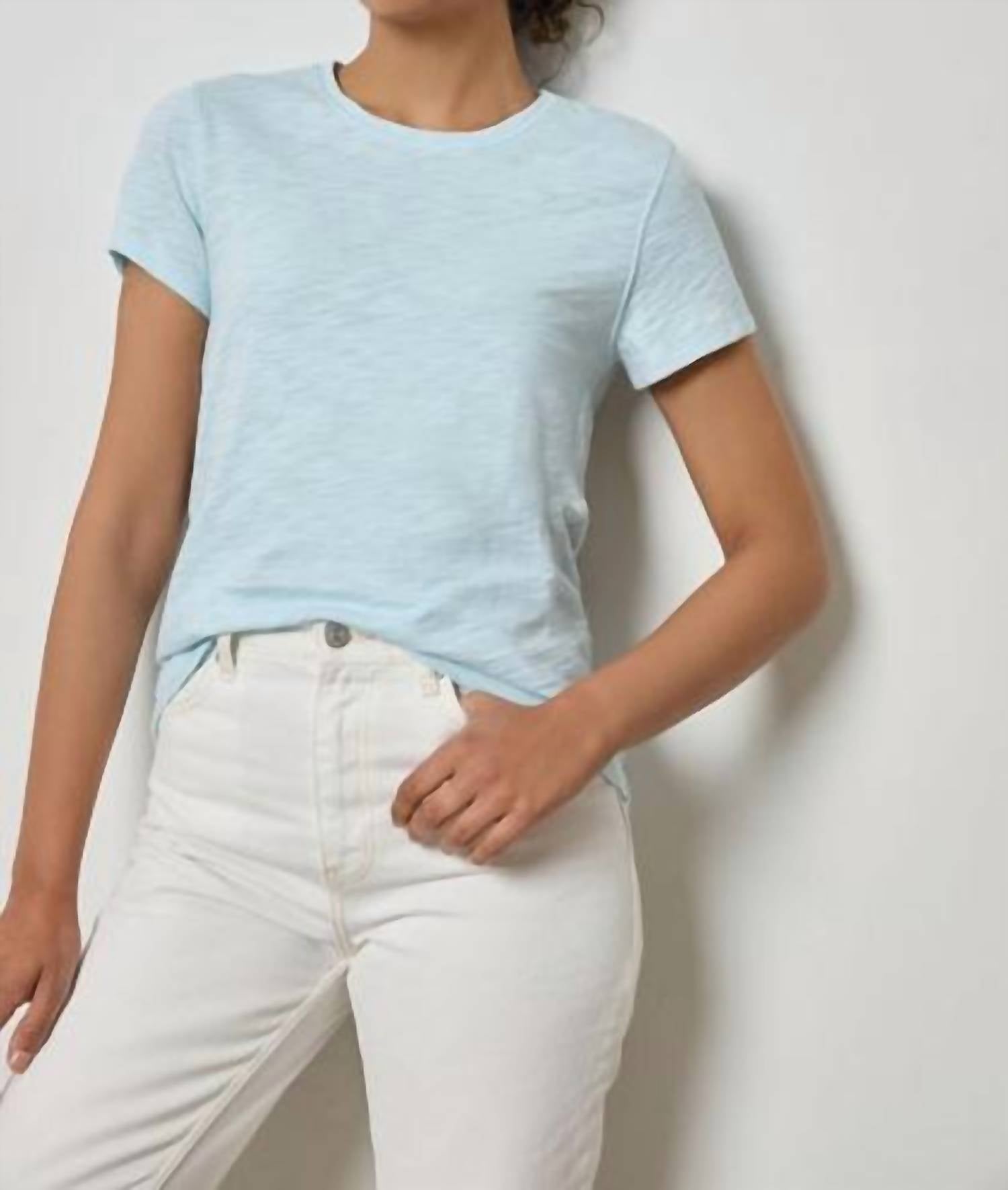 Lilla P - Short Sleeve Back Seam Crewneck Tee