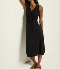 Nation LTD Sumi Tank Midi Dress in jet black 1 - women's dress
