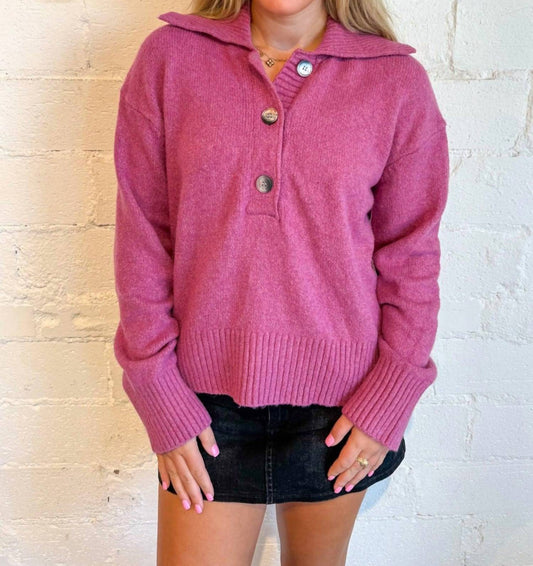 Free People - Trading Up Polo Sweater