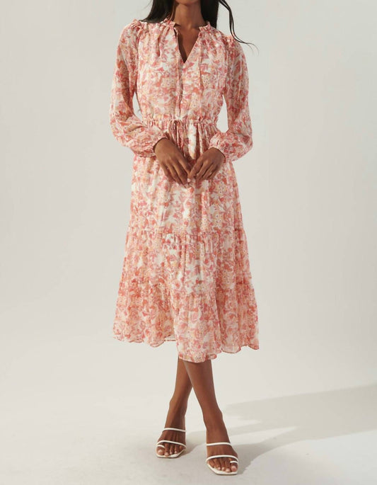 Sugarlips - Mariella Vintage Floral Tiered Dress