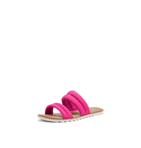 SOREL Women's Ella II Puff Slide in fuchsia fizz sea salt - women's sandal