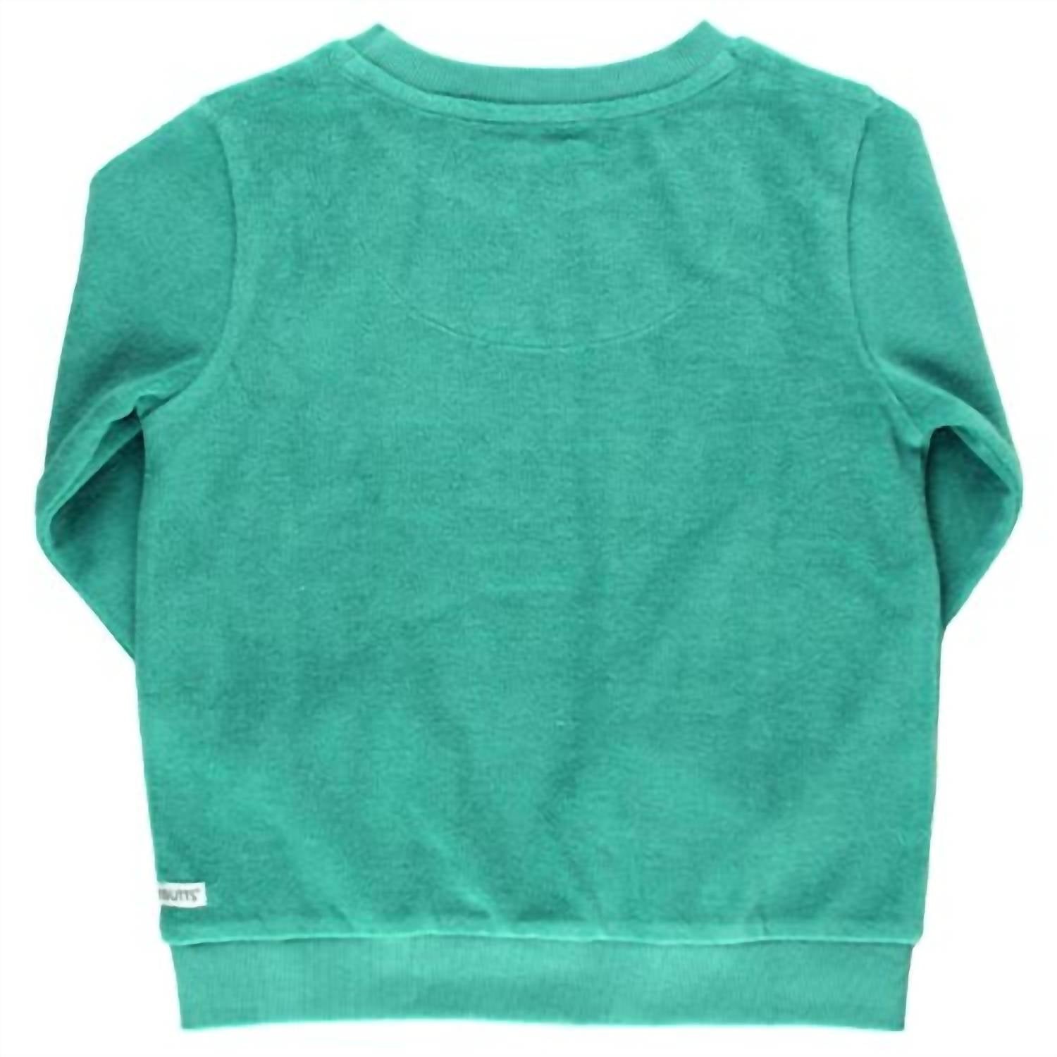Rufflebutts - Boy's Terry Knit Crew Neck Sweatshirt