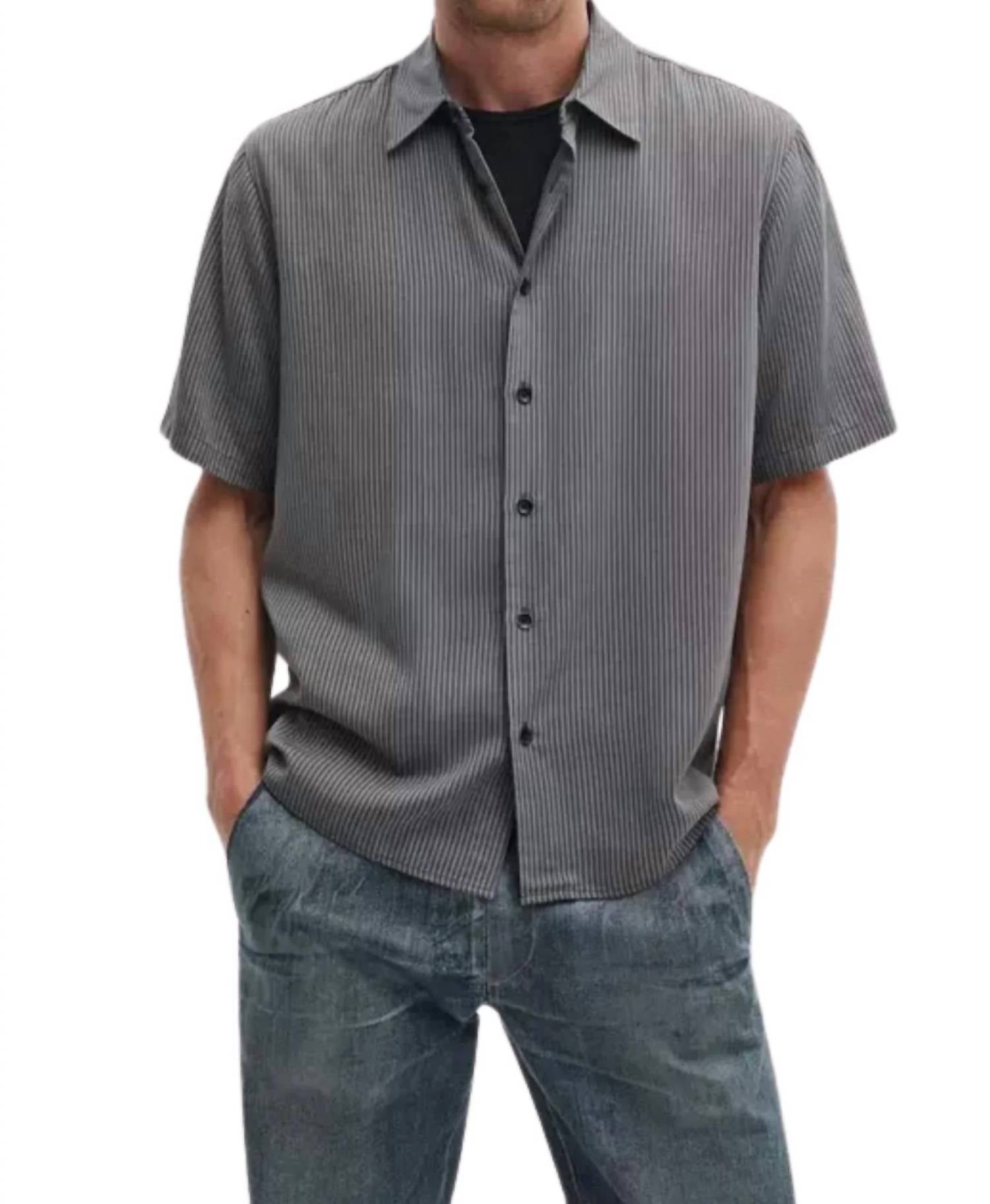 Rag & Bone - Dalton Short Sleeve Jacquard Shirt