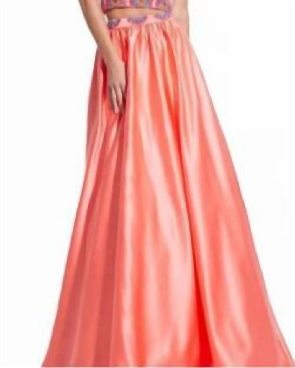 Rachel Allan - Two piece beaded dress