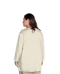 On The Plus Side - V-Neck Long Sleeve Tee - Plus