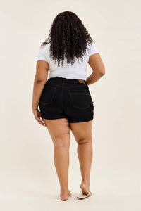 Judy Blue - High Waist Star Studded Slim Denim Short
