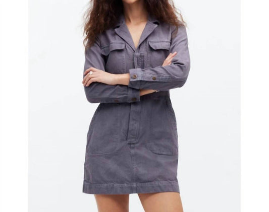 Madewell - MN Dye Studio Patch-Pocket Mini Dress