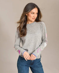 Alashan Cashmere - Hearts And Hugs Crew Neck Sweater