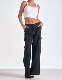 ELAN Raja Cargo Pants in black - women's pants