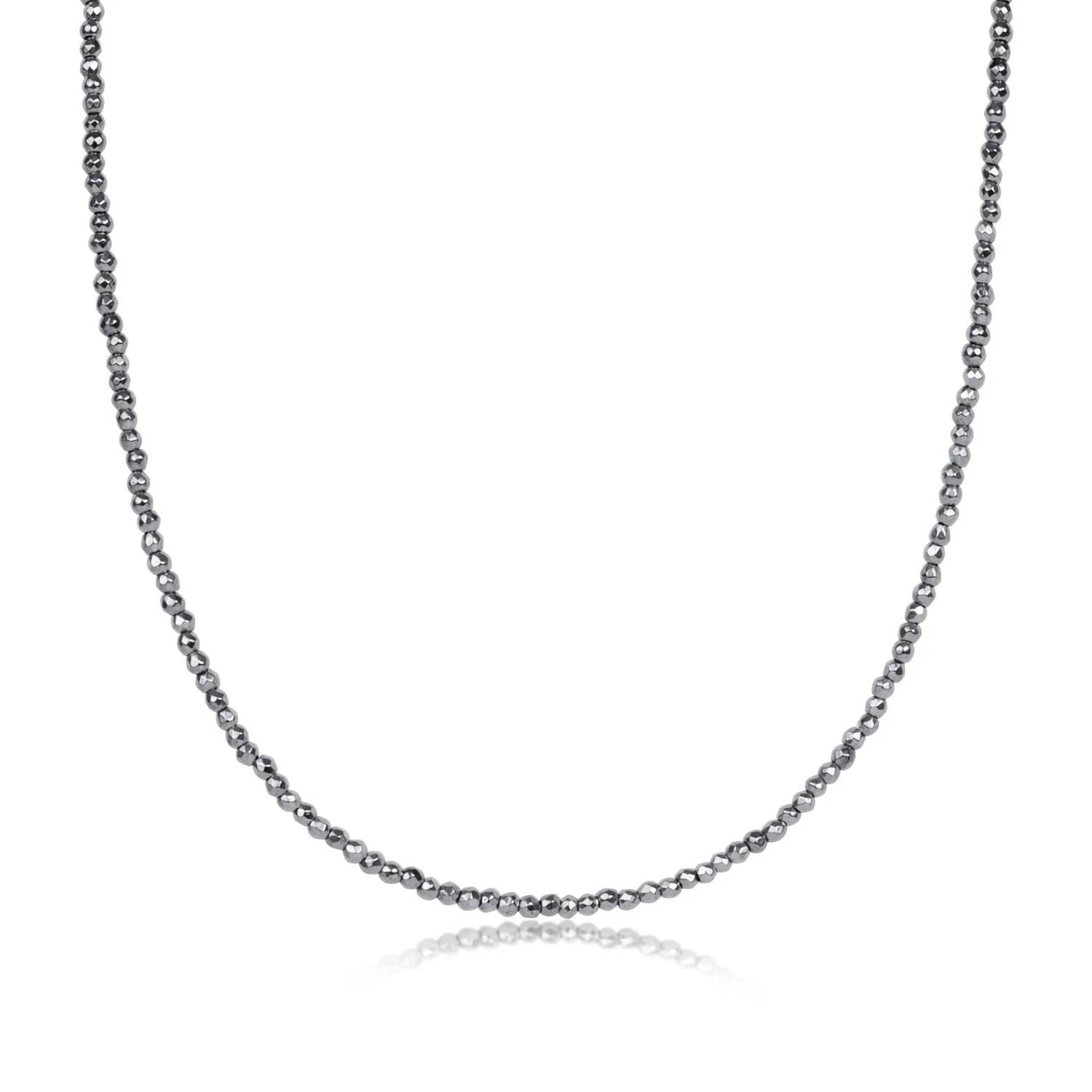 Enewton - Faceted Hematite 2mm Bead Choker