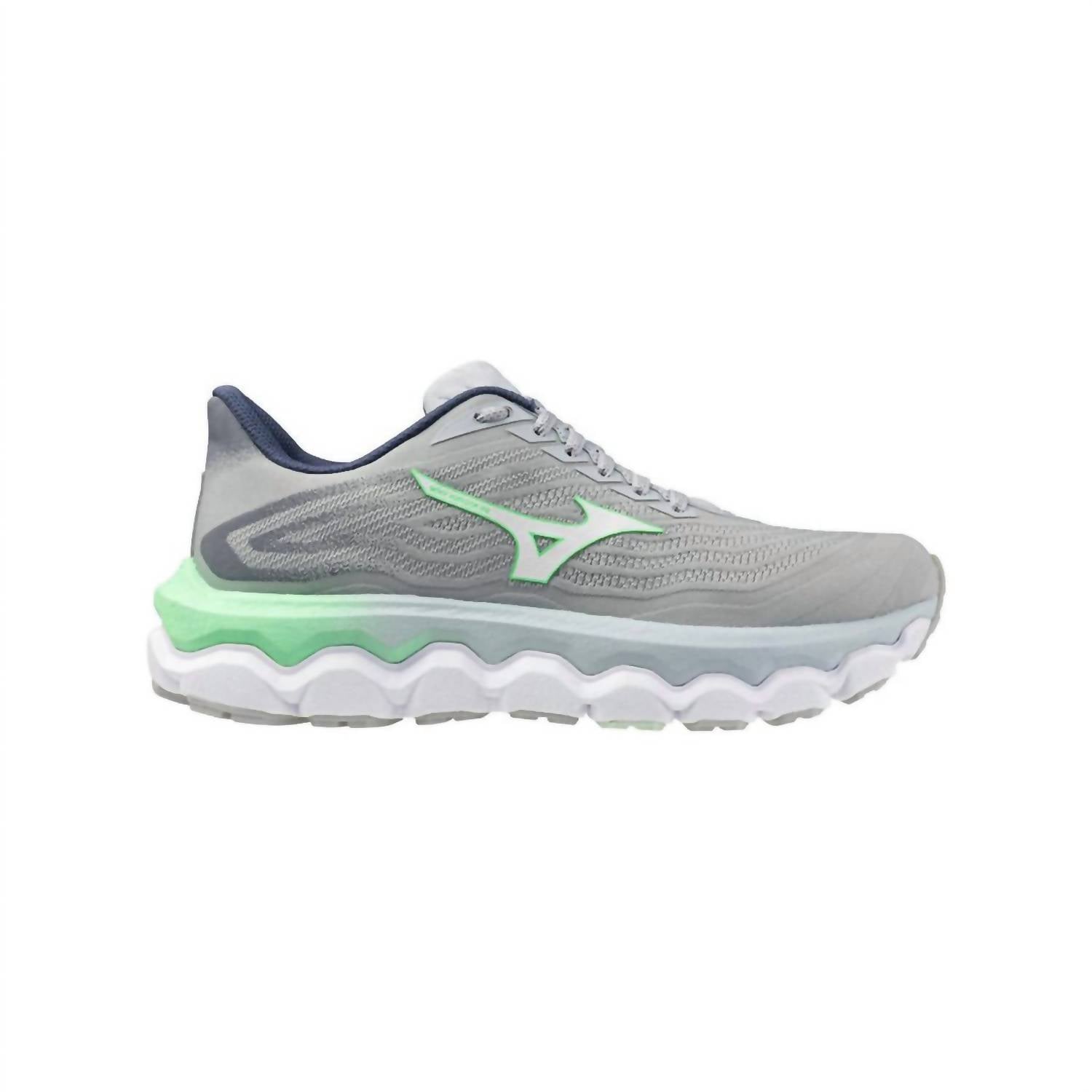 MIZUNO Women's Wave Horizon 8 Running Shoe in pearl blue white 1 - women's sneaker