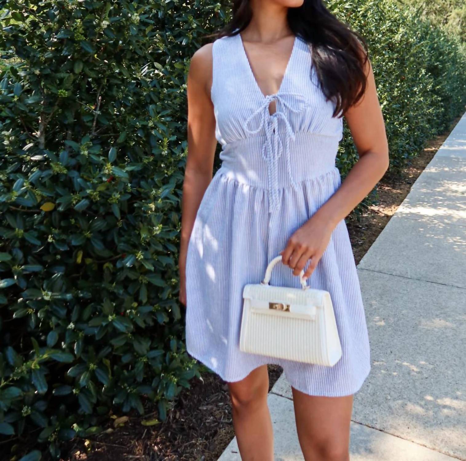Sadie & Sage - Garden Sun Tie Mini Dress