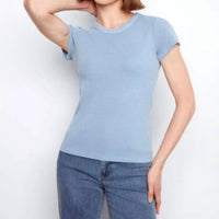 Charlie B - Tencel Rib Crew T-Shirt