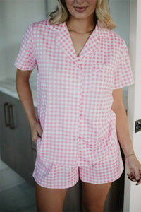 Katydid - Plaid Pajama Set