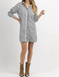 Lalavon - Mya Striped Mini Dress