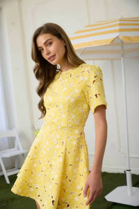 Zoe And Claire - Lace Mini Dress