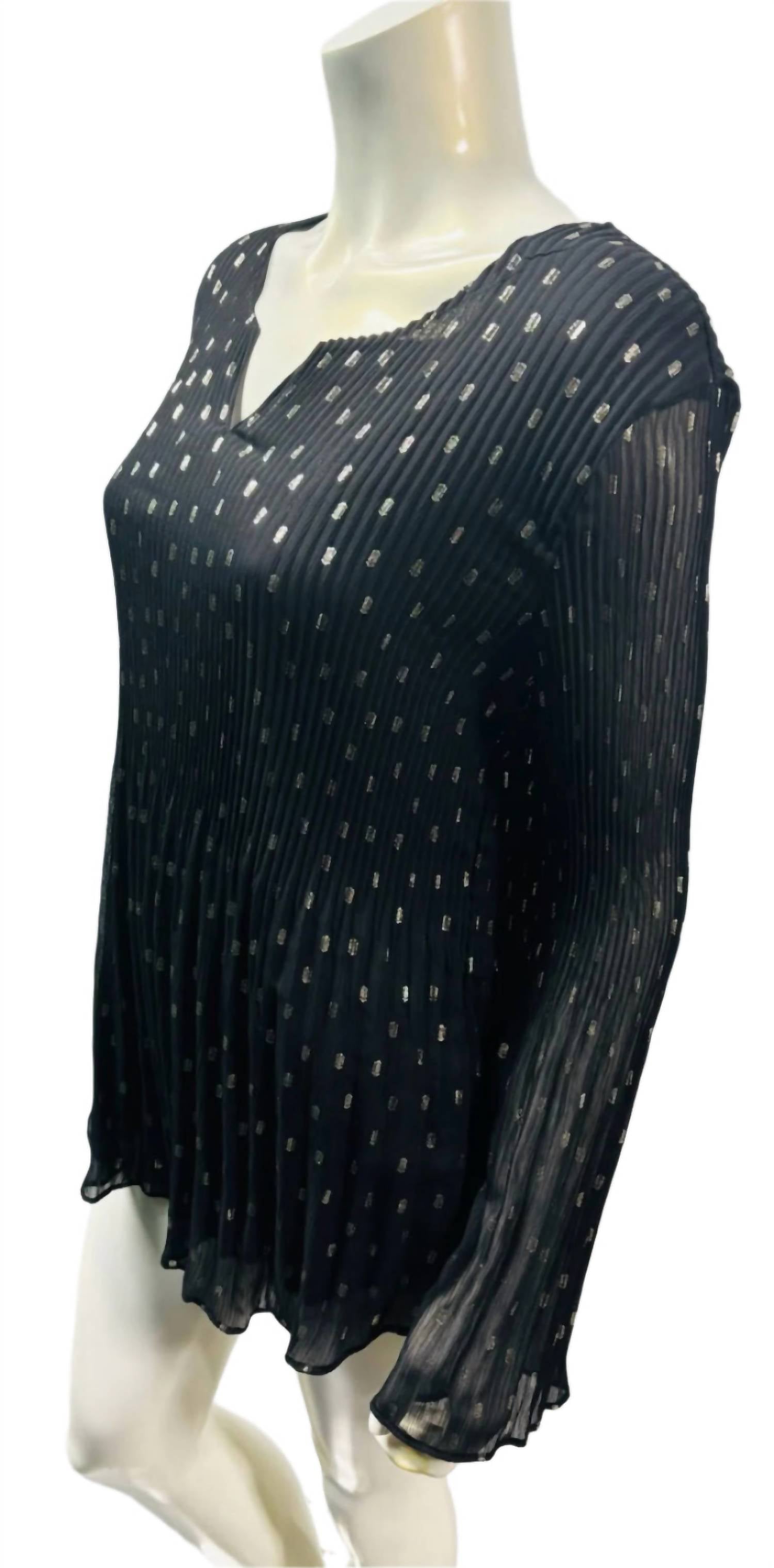Frank Lyman - Women's Long Sleeve V Neck Blouse