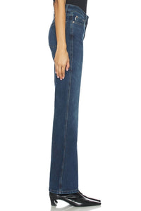 DL1961 - Women's Claira Contoured Instasculpt Straight Bootcut Jeans in blue - women's jeans - alternate view