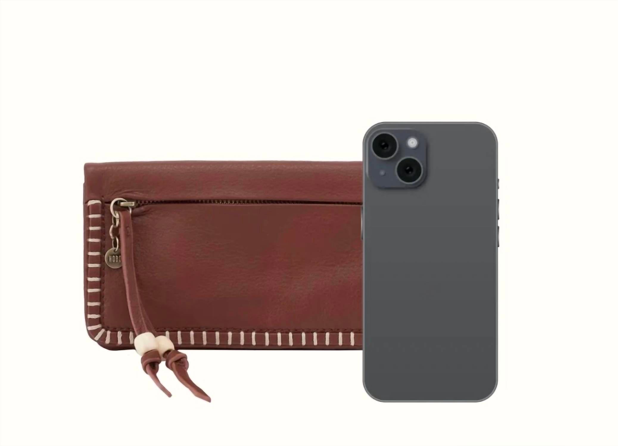 Hobo - Lumen Continental Pebbled Leather Wallet