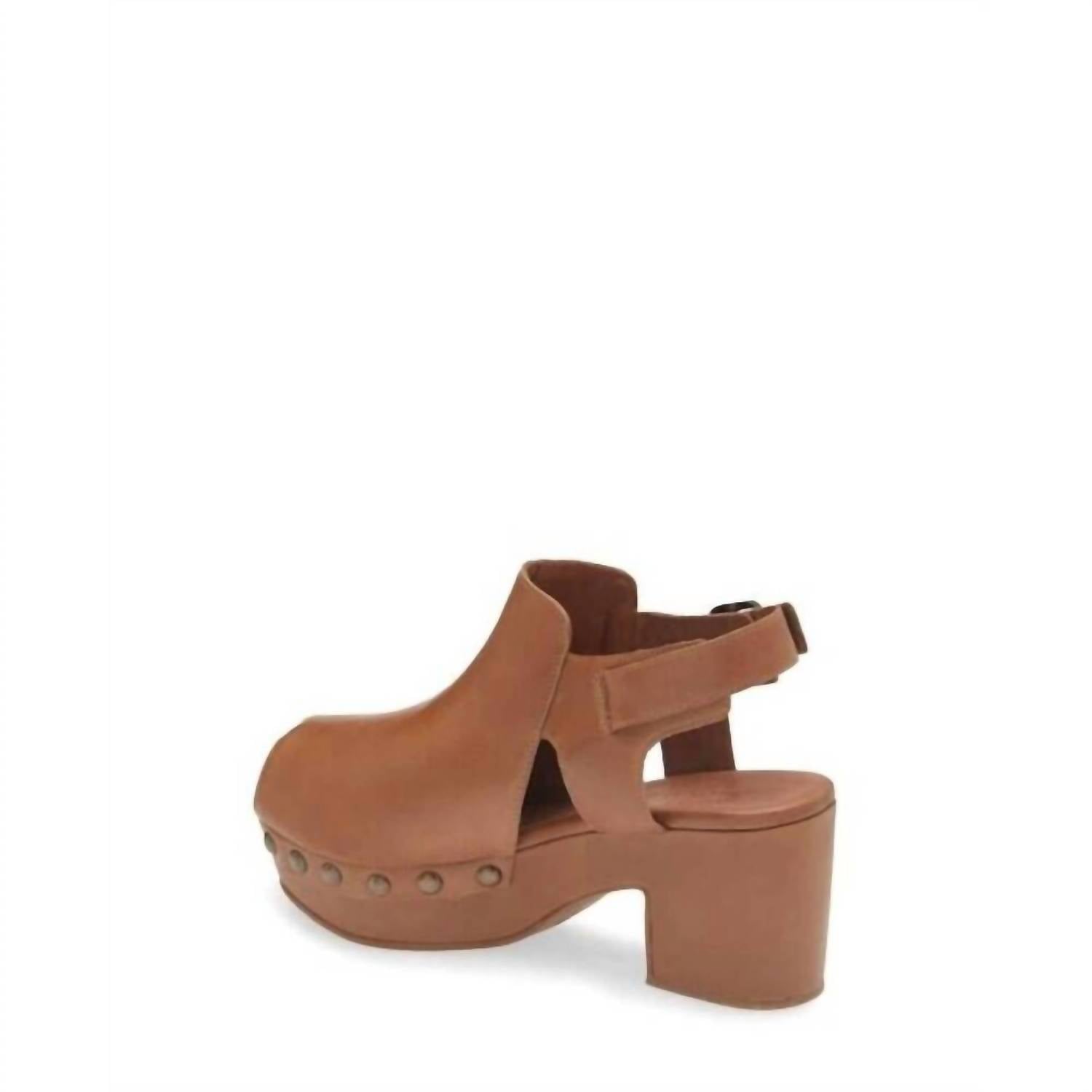 Chocolat Blu - Women's Galla Slingback Peep Toe Platform Clog
