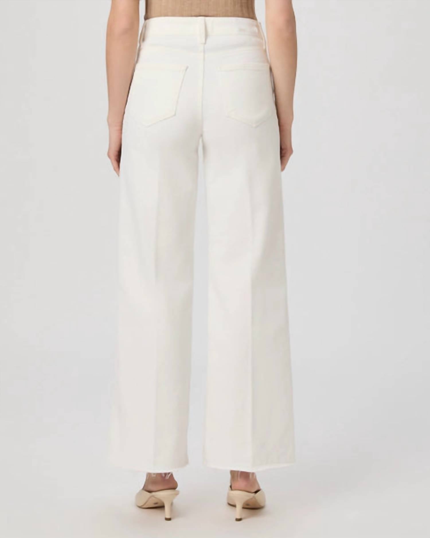 Paige - Anessa High Waisted Wide Leg Jeans