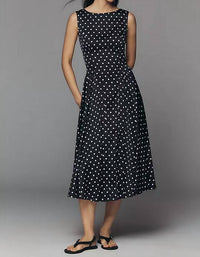 Lulus - Renee Scoop Back Darted Hip Midi Dress