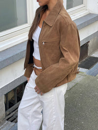 Umgee - Suede Zipper Jacket