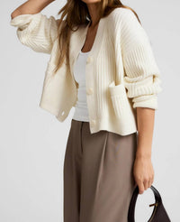 Beyond Yoga - Soft Wool Blend Cardigan