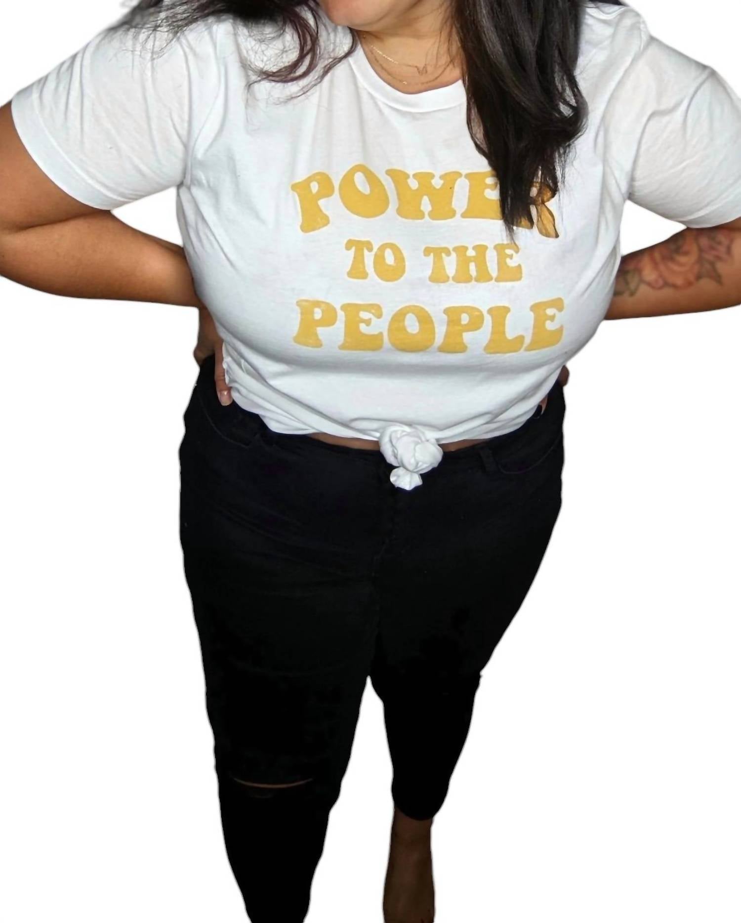 Oat Collective - Power To The People Graphic T Shirt