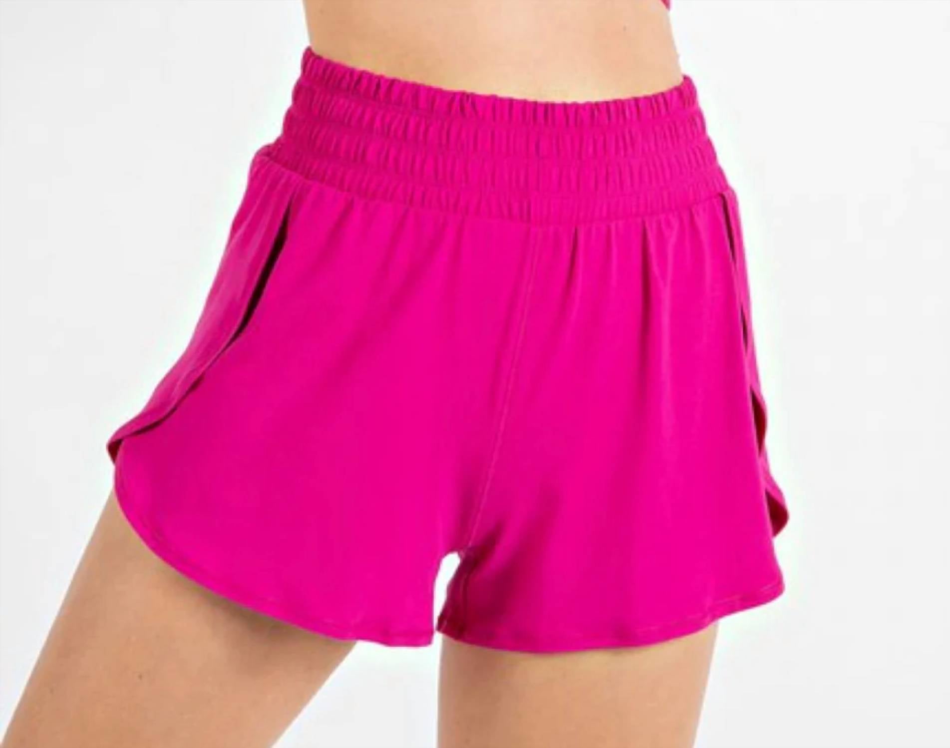 Rae Mode - Smocked Running Shorts