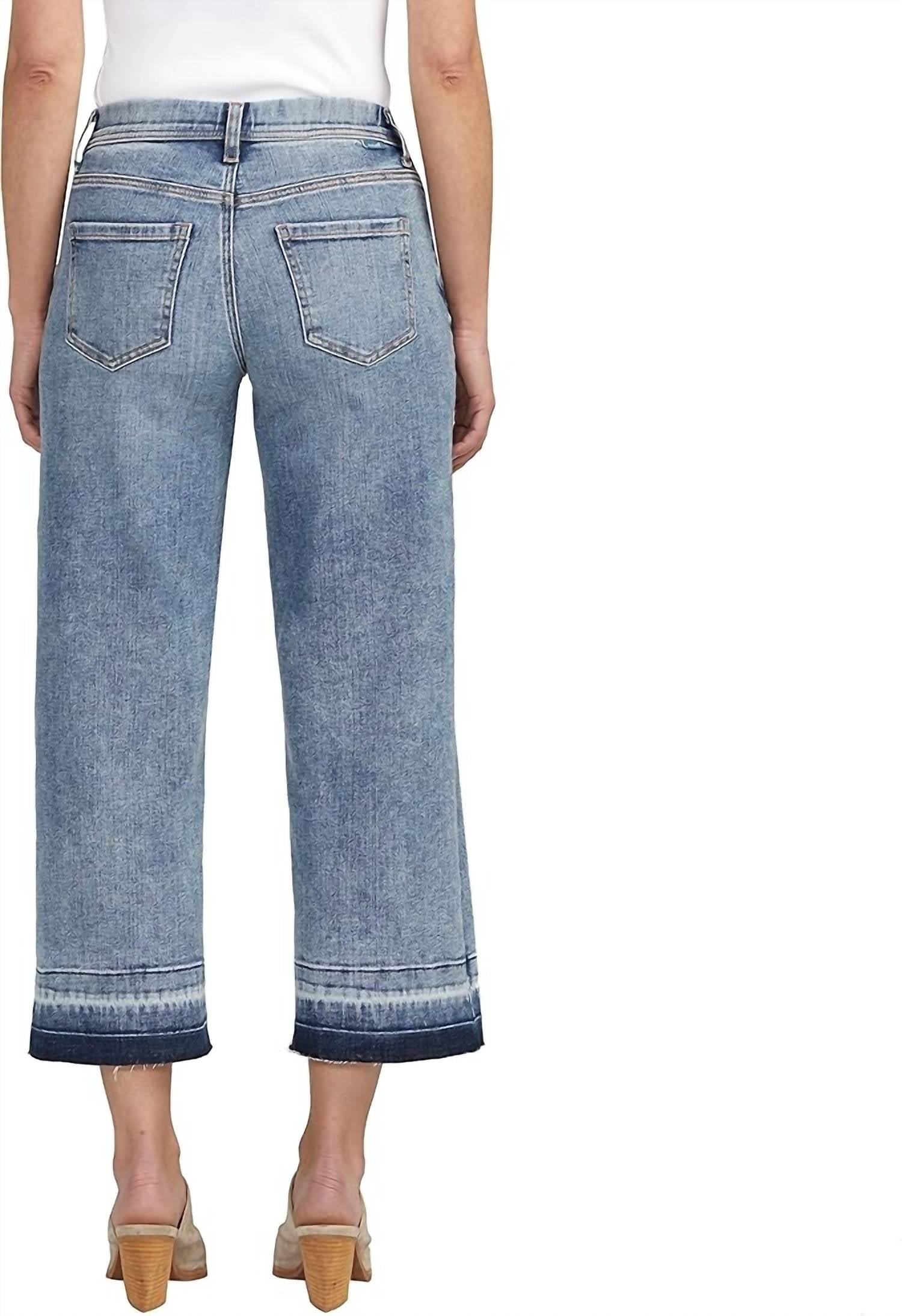 Jag - Ava Mid Rise Wide Leg Jeans
