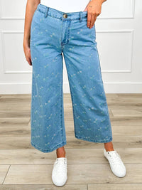 Wishlist - Spring Love High-rise Cotton Cropped Jeans