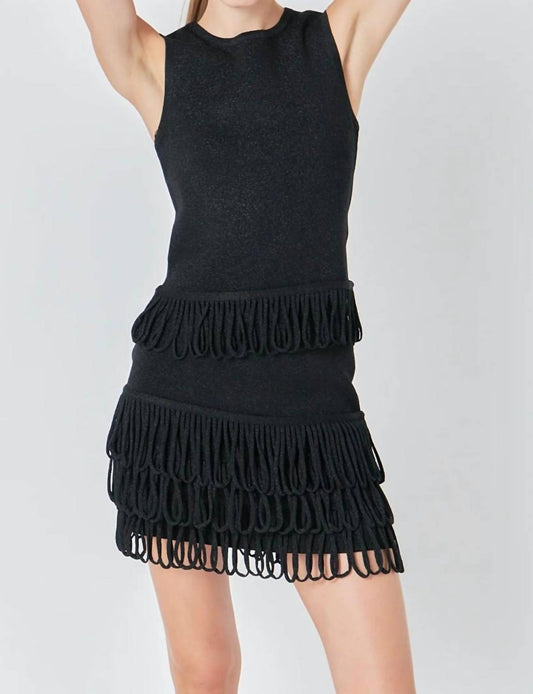 English Factory - Lurex Knit Loop Top