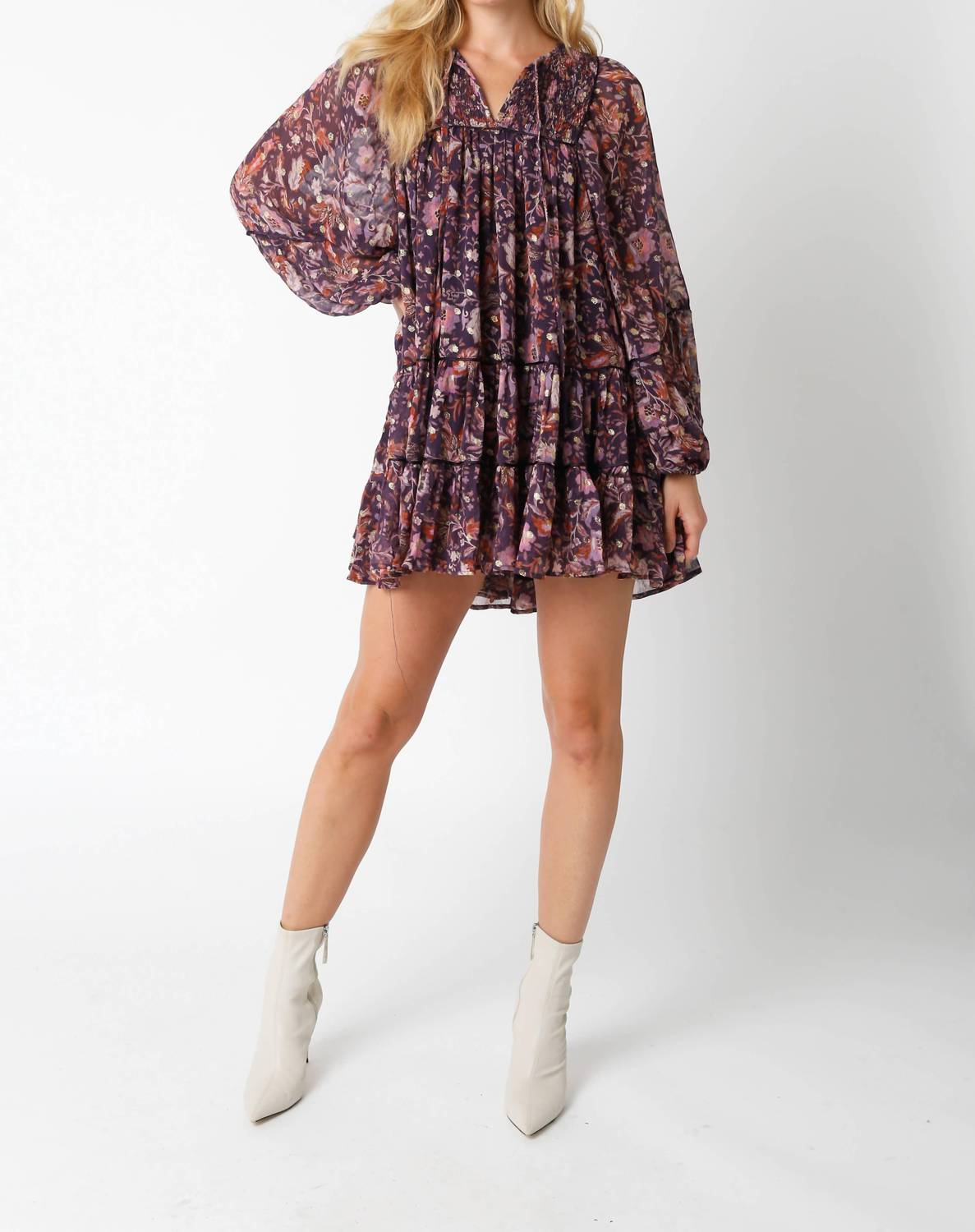 Olivaceous - Reagan Mini Dress