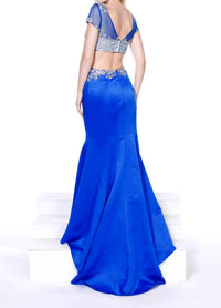 Nox Anabel - 2 Piece Fit And Flare Rhinestones Dress