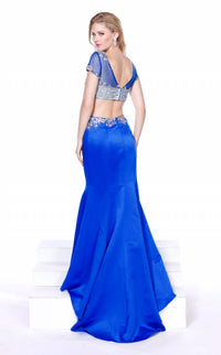 Nox Anabel - 2 Piece Fit And Flare Rhinestones Dress