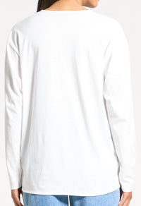 Theory - Relax Twist Long Sleeve Top