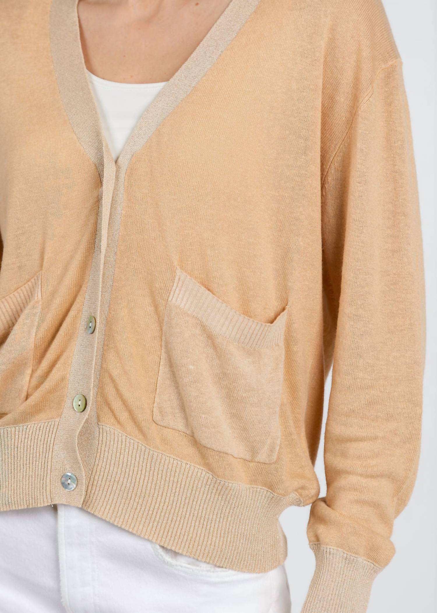 In Bed With You - Stampato V Pocket Cardigan