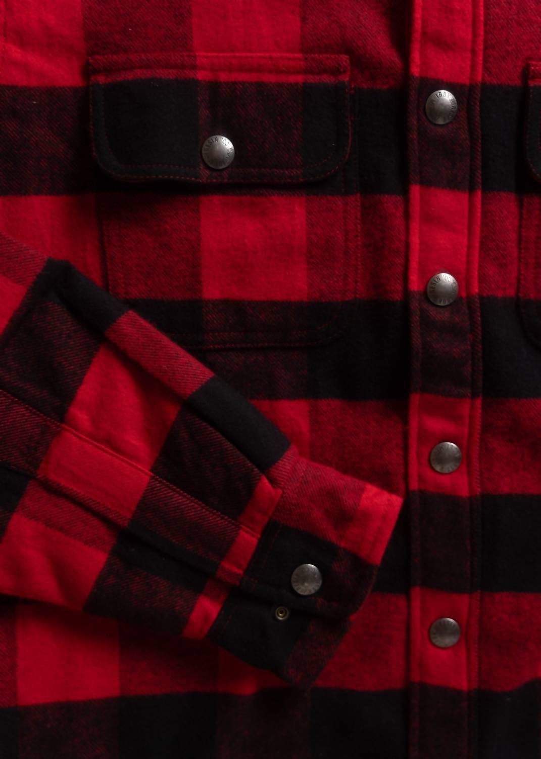 Iron & Resin Men's Buffalo Shirt in red - men's shirt - view 4