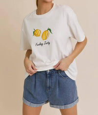 Gilli - Feeling Zesty Lemon Graphic Tee
